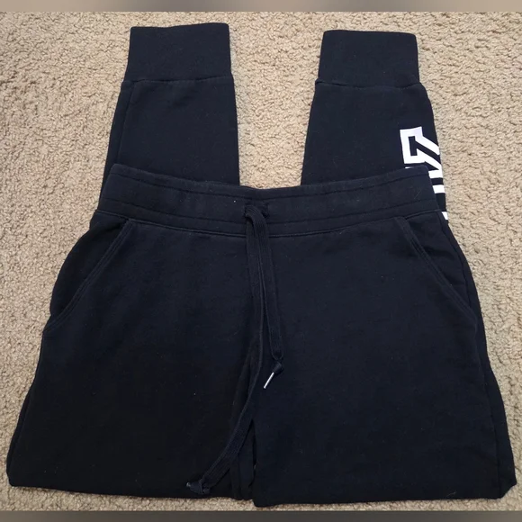 PINK Victoria's Secret Rainbow Spellout Joggers Sweatpants - Picture 3 of 5